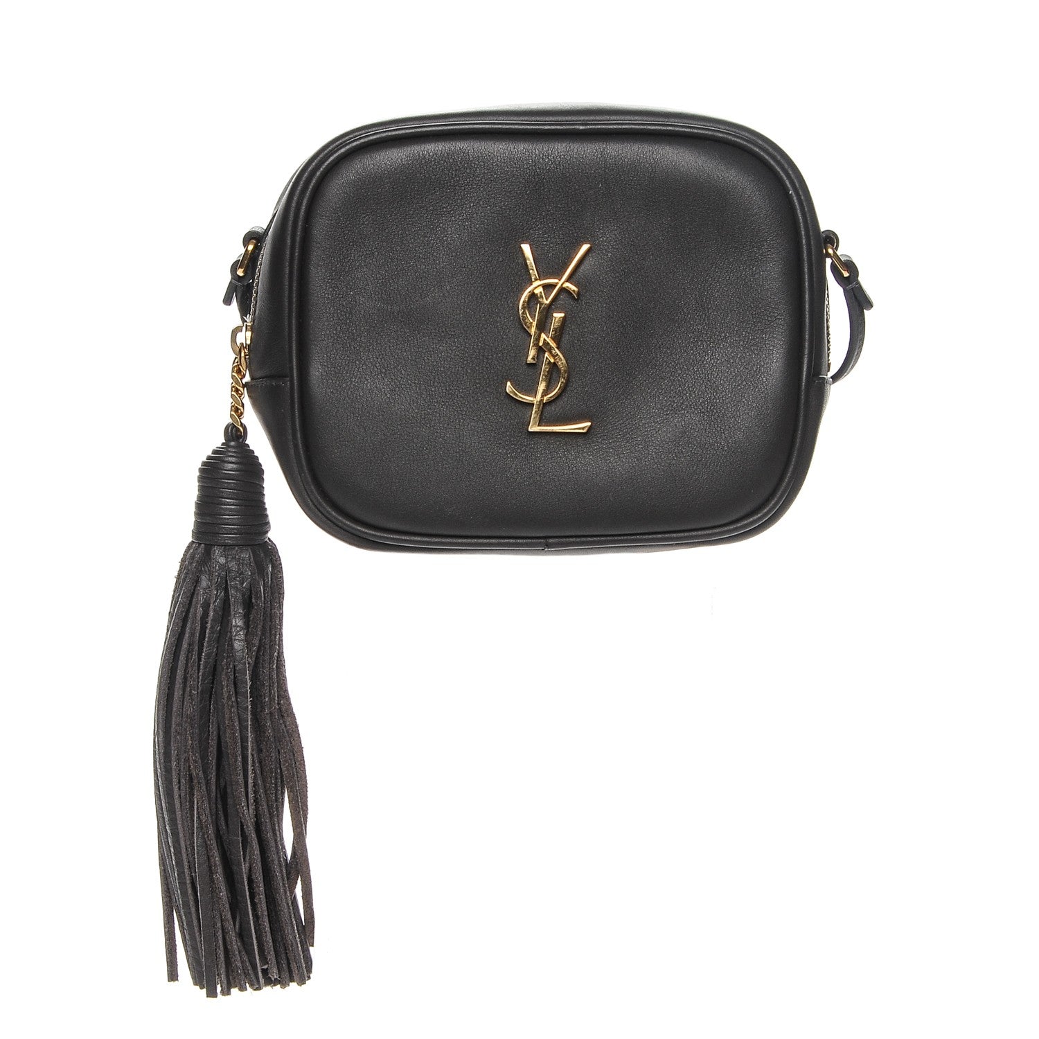 Saint Laurent Nappa Monogram Blogger Bag Dark Grey 1 of 6