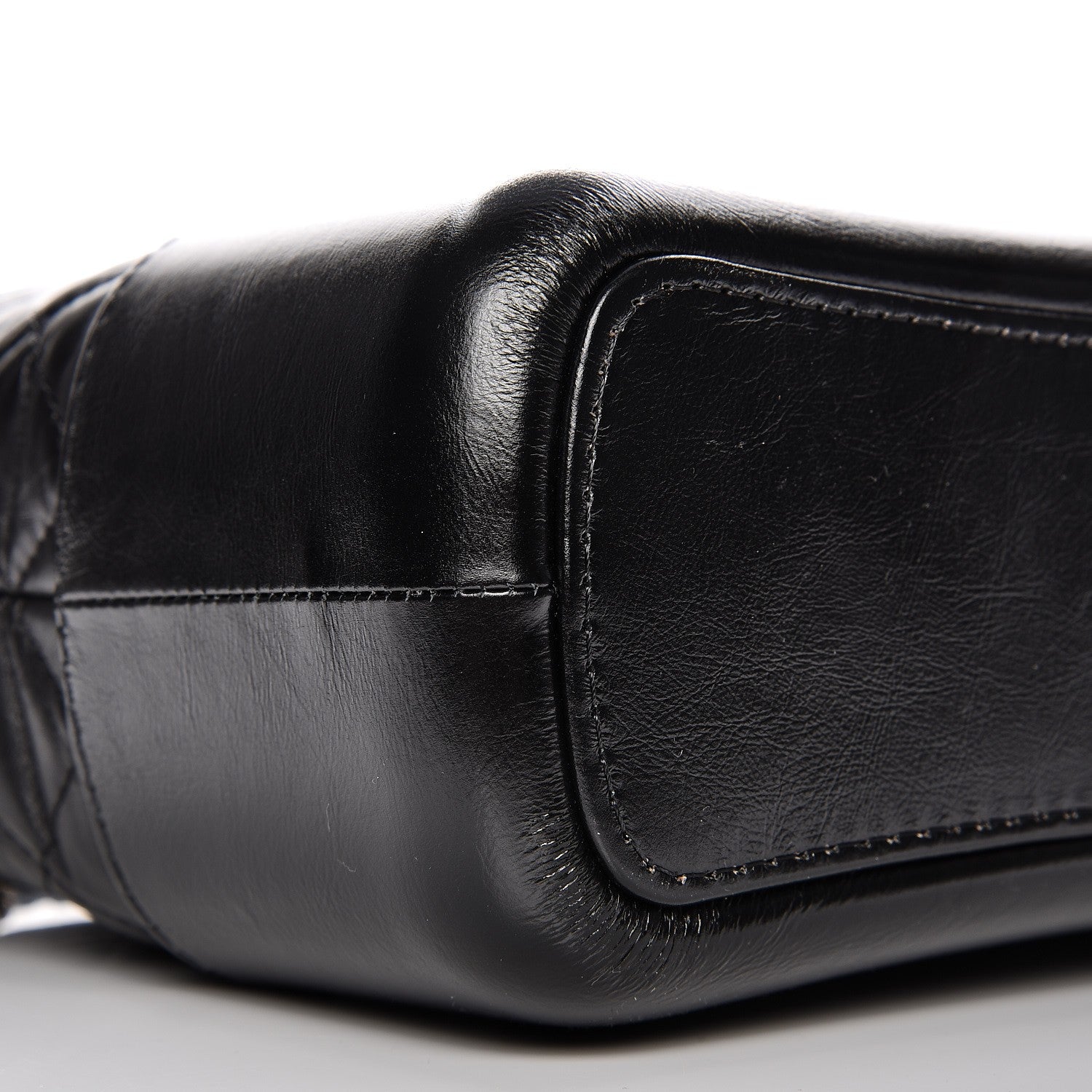Chanel Aged Calfskin Quilted Medium Gabrielle Hobo Black 8 of 9
