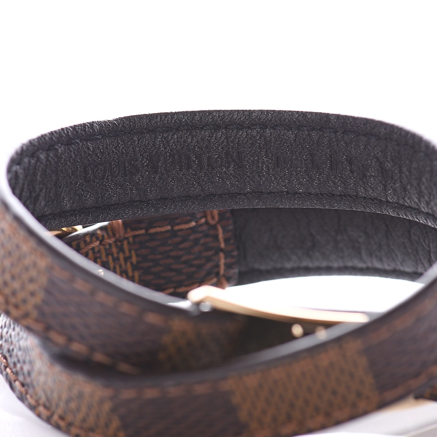 Damier Ebene Sign It Bracelet