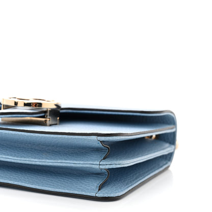 Gucci Dollar Calfskin Small Interlocking G Shoulder Bag Mineral Blue 10 of 10