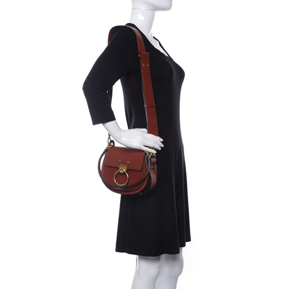 Chloe Calfskin Small Tess Bag Sepia Brown 2 of 9