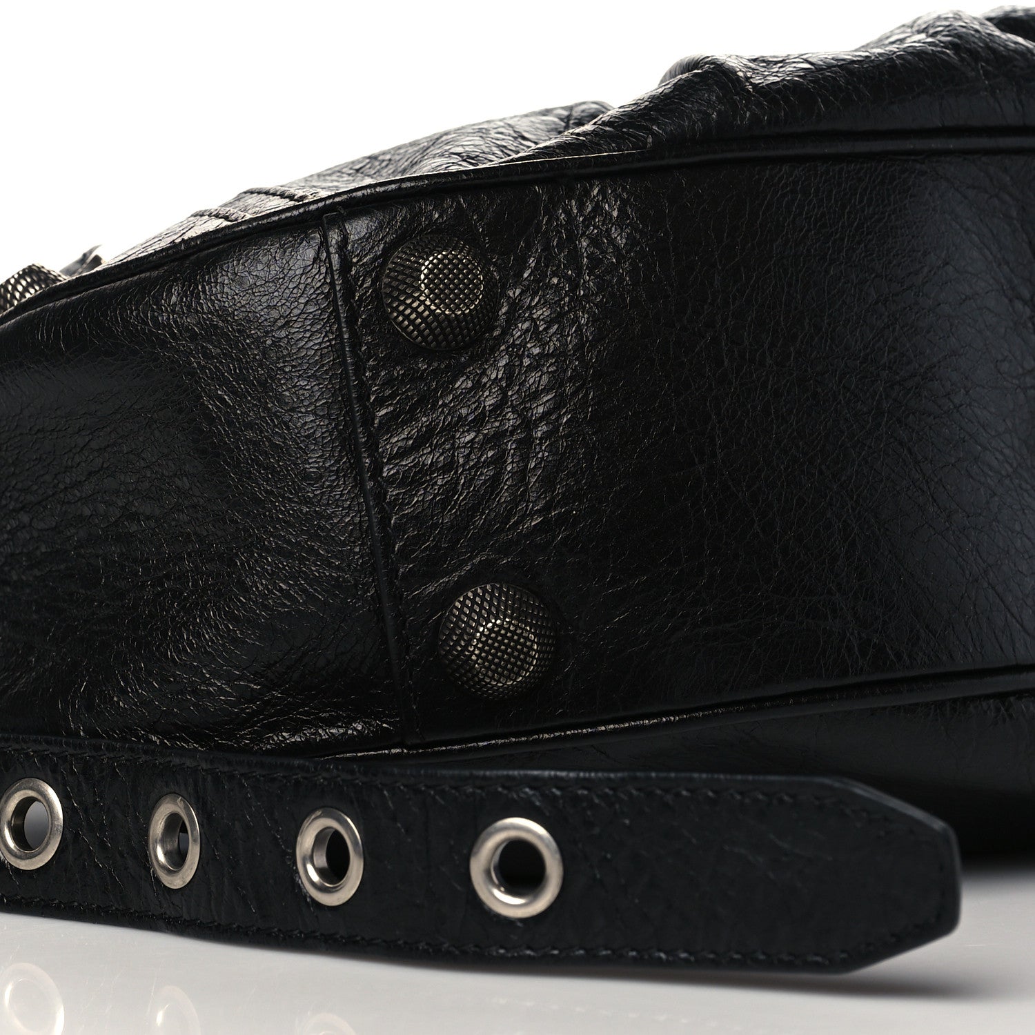 Balenciaga Agneau Arena Small Le Cagole Shoulder Bag Black 9 of 10