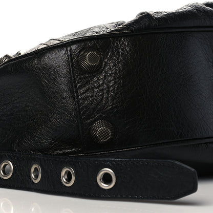 Balenciaga Agneau Arena Small Le Cagole Shoulder Bag Black 9 of 10