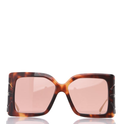 Gucci Acetate Square Frame Wing Sunglasses GG0535S Havana 3 of 7