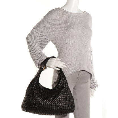 Bottega Veneta Nappa Intrecciato New Ball Hobo Nero Black 2 of 8