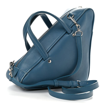 Balenciaga Calfskin S Triangle Duffle Bleu Persan 3 of 12
