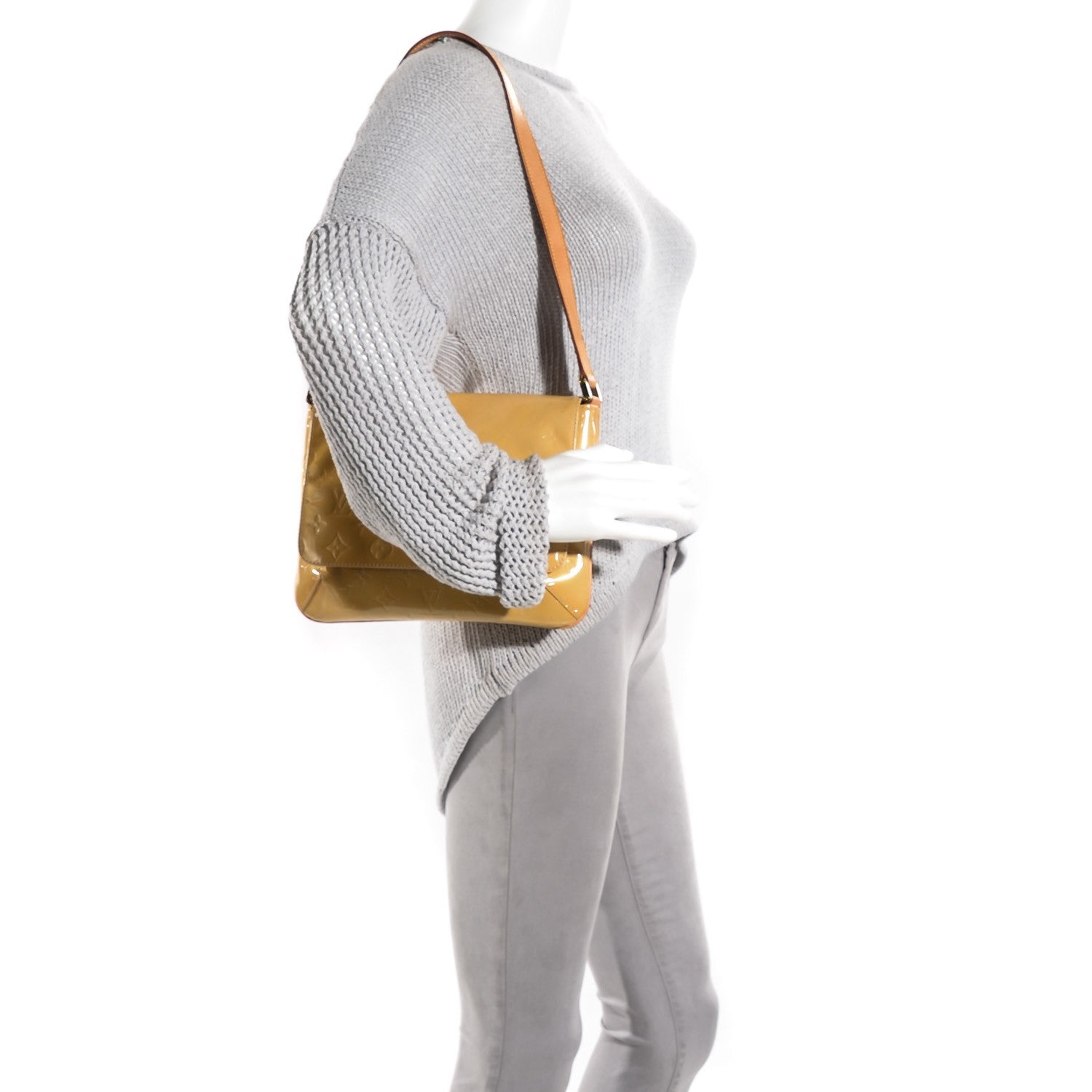 Louis Vuitton Vernis Thompson Street Beige 2 of 7