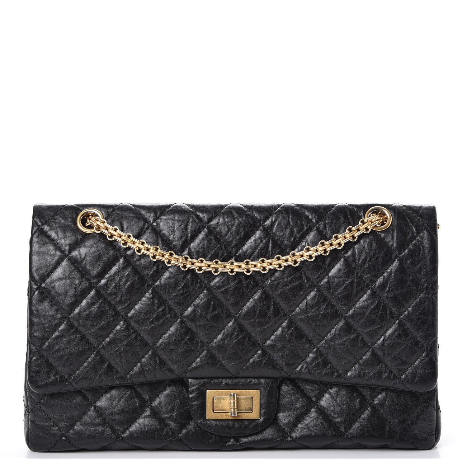 Chanel Aged Calfskin Quilted 2.55 Reissue 227 Flap Black 1 of 11