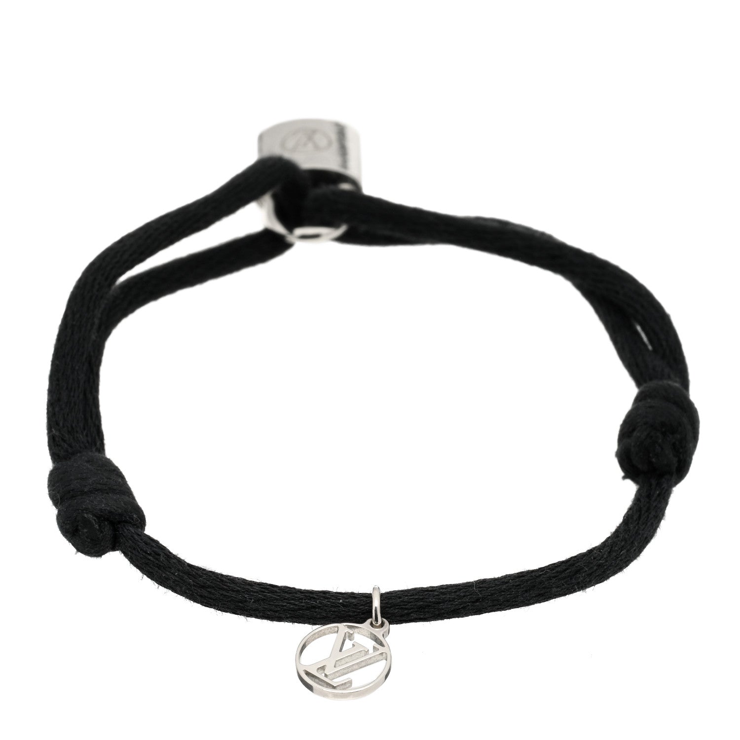 Louis Vuitton X UNICEF Sterling Silver Lockit Bracelet Black 3 of 6