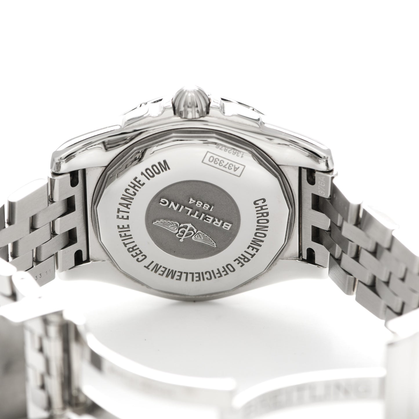 Stainless Steel Diamond Mother of Pearl 36mm Galactic Automatic Watch A37330
