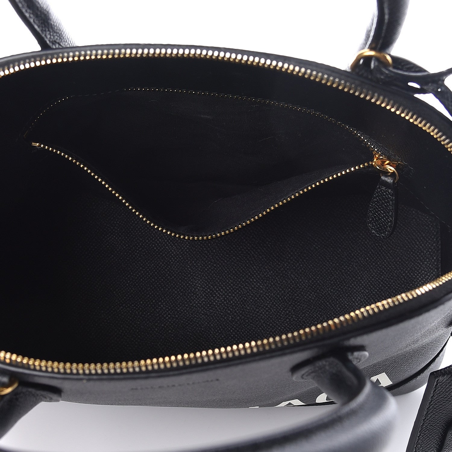 Balenciaga Signature Grained Calfskin Logo S Ville Top Handle Bag Black White 7 of 9