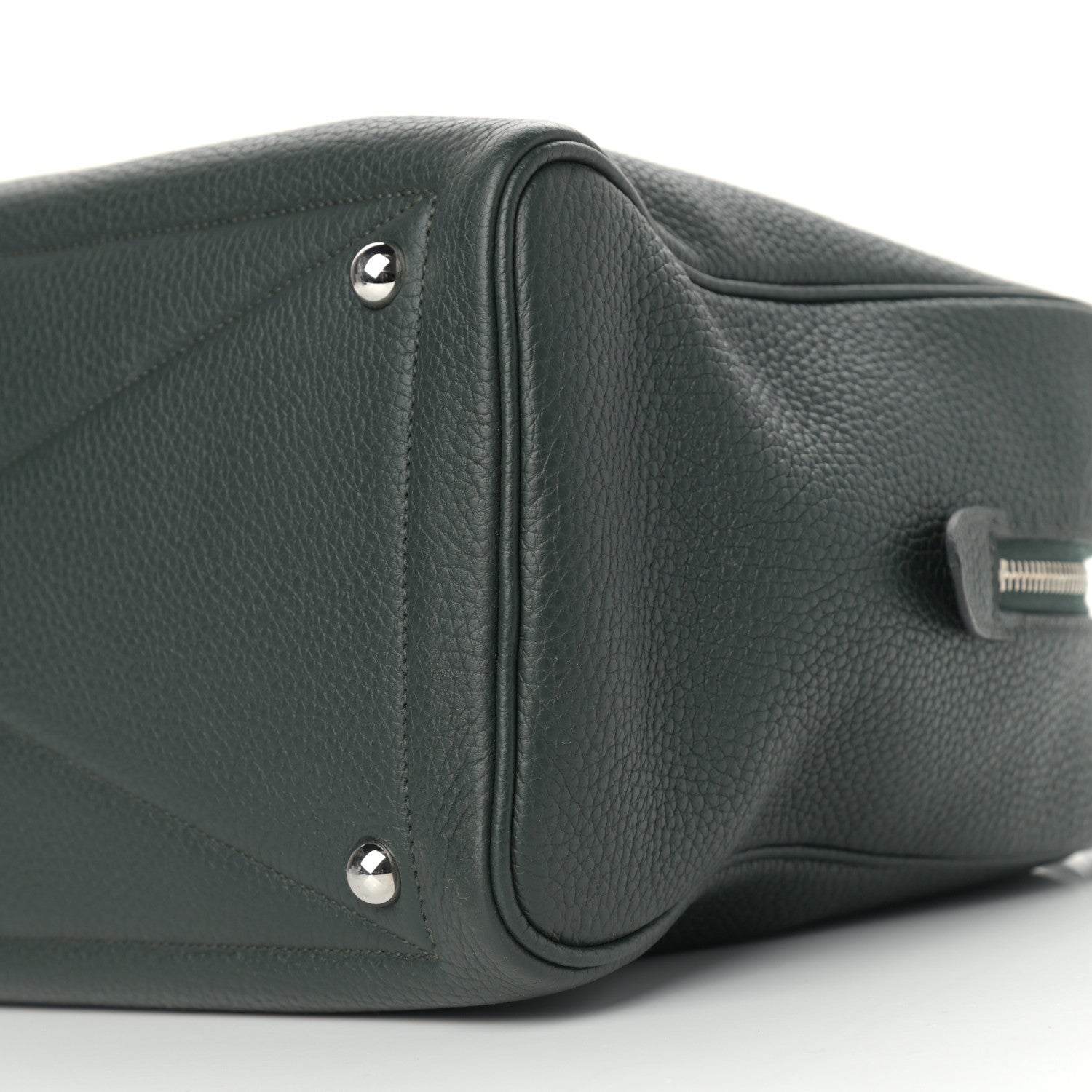 Hermes Taurillon Clemence Victoria II 35 Vert Fonce 9 of 11