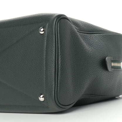Hermes Taurillon Clemence Victoria II 35 Vert Fonce 9 of 11