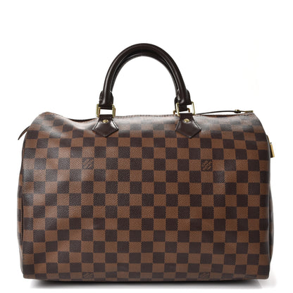 Louis Vuitton Damier Ebene Speedy 35 1 of 9