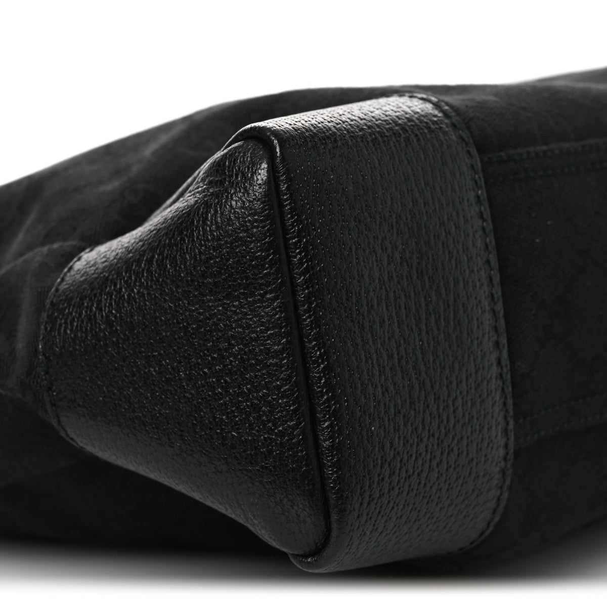 Gucci Monogram Flat Messenger Bag Black 9 of 12