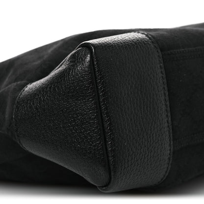 Gucci Monogram Flat Messenger Bag Black 9 of 12