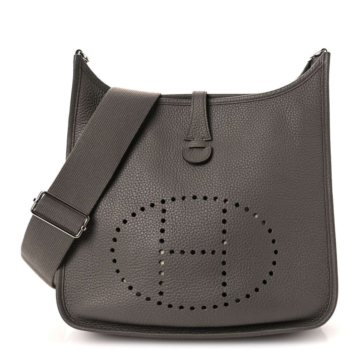 Hermes Taurillon Clemence Evelyne III PM Etain 1 of 12
