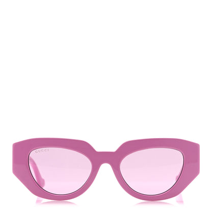 Gucci Acetate Cat Eye Sunglasses GG1421S Pink 2 of 7