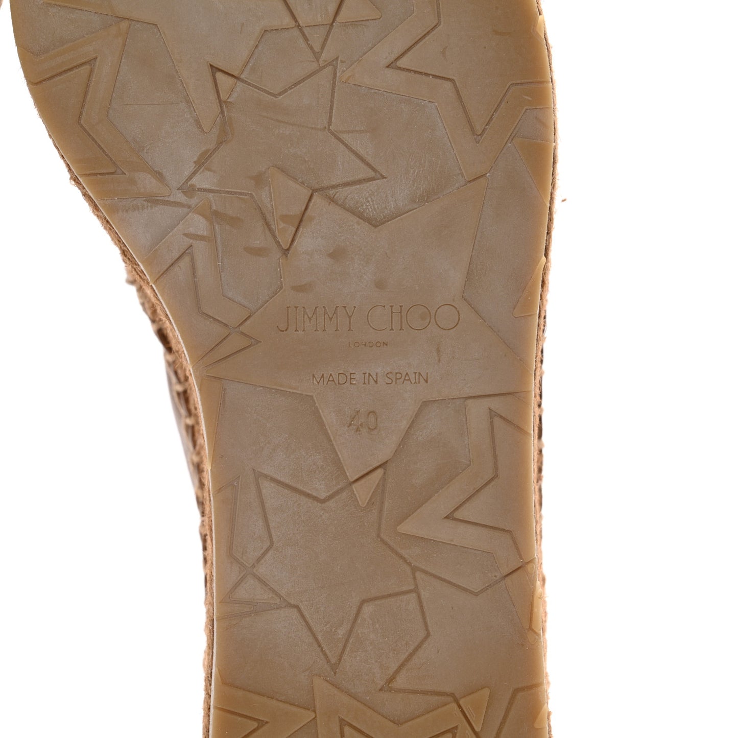 Nappa Daja 45 Espadrille Sandals 40 Cuoio