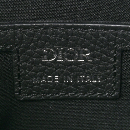 Christian Dior Grained Calfskin Embossed Dior Gravity Rider Zipped 2.0 Messenger Black 7 of 12