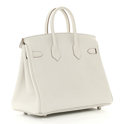 Hermes Togo Birkin 25 Gris Pale 3 of 15