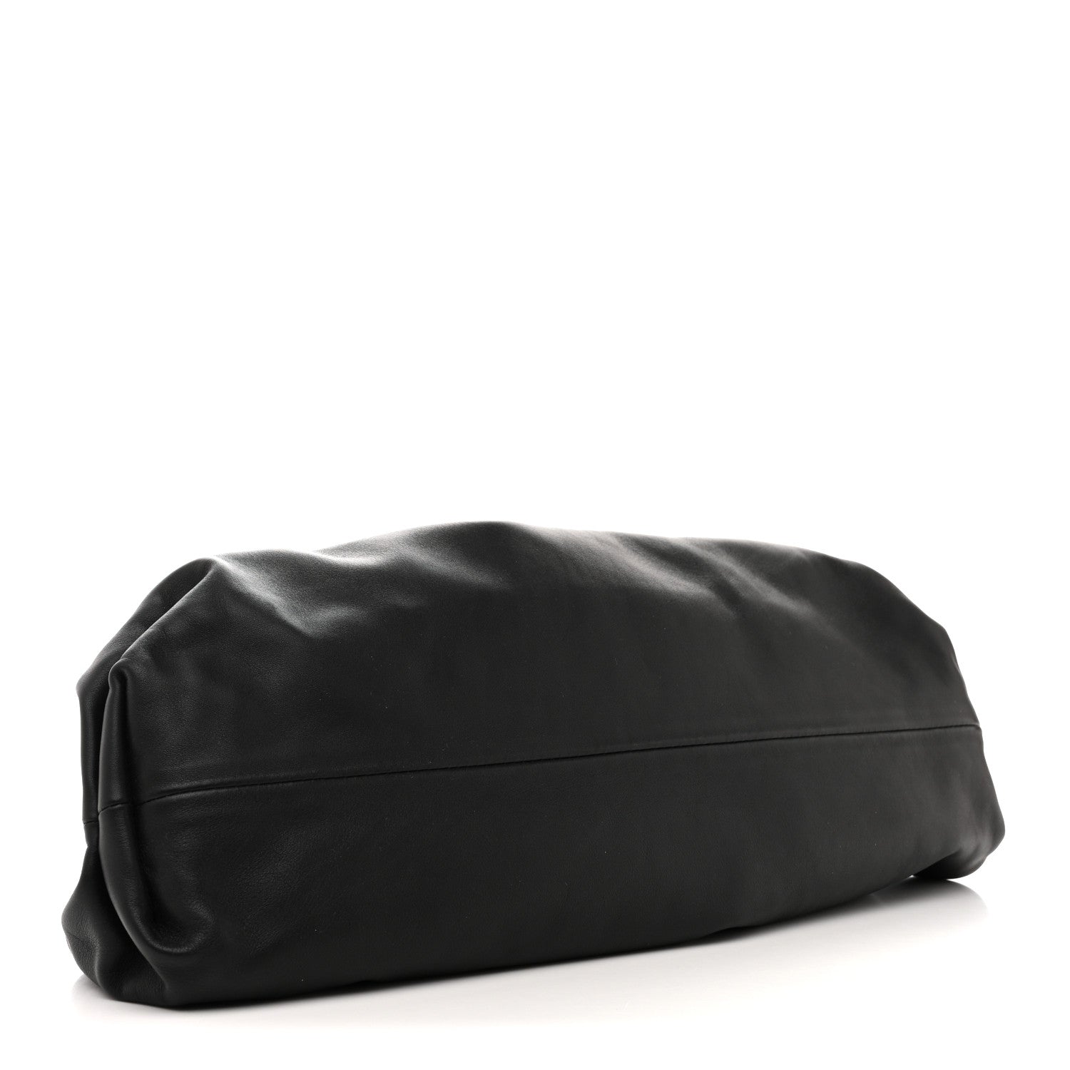 Bottega Veneta Smooth Butter Calf The Pouch Oversized Clutch Black 4 of 10