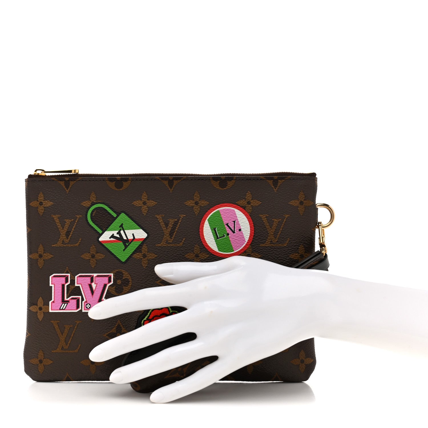 Louis Vuitton Monogram Travel Stickers City Pouch 1840512