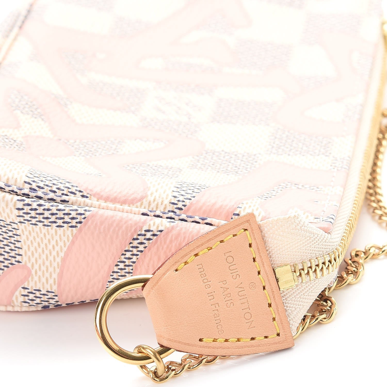 Louis Vuitton Damier Azur Tahitienne Mini Pochette Accessories 6 of 7