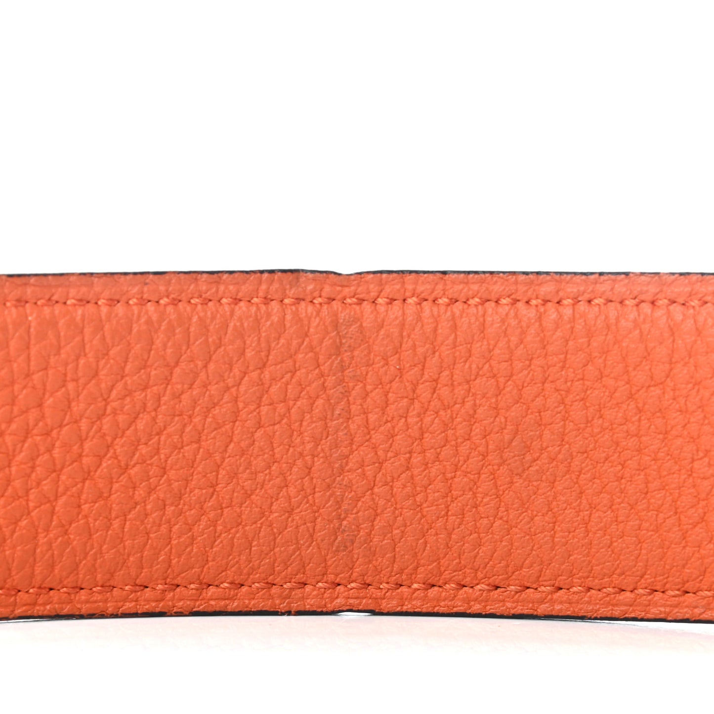 Box Togo 32mm Guilloche H Belt 90 Black Orange