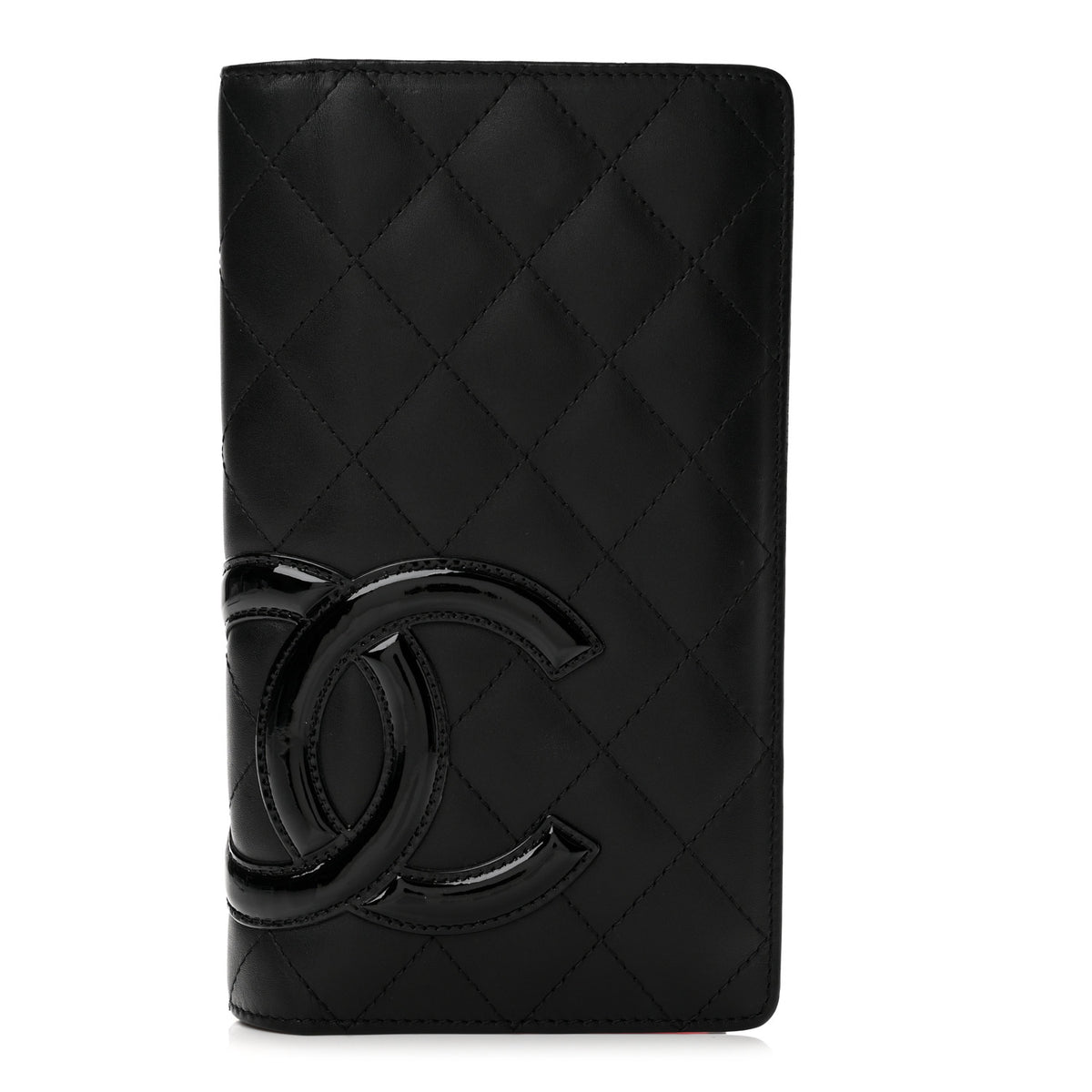 Chanel Calfskin Quilted Cambon Yen Wallet Black 1 of 13