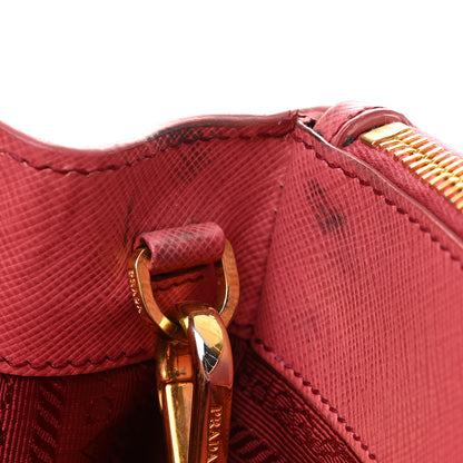 Prada Saffiano Medium Galleria Double Zip Tote Peonia 10 of 21