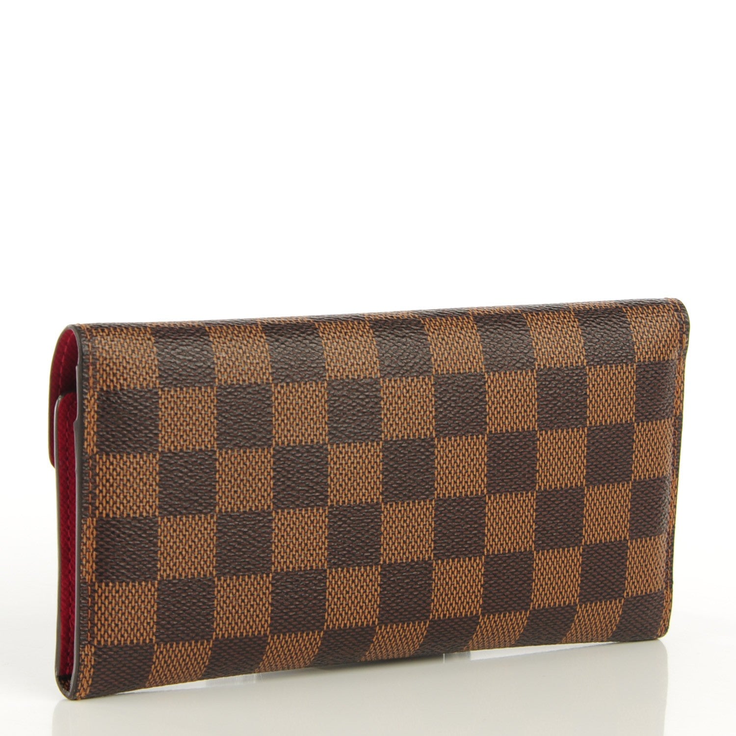 Louis Vuitton Damier Ebene Josephine Wallet Red 3 of 8