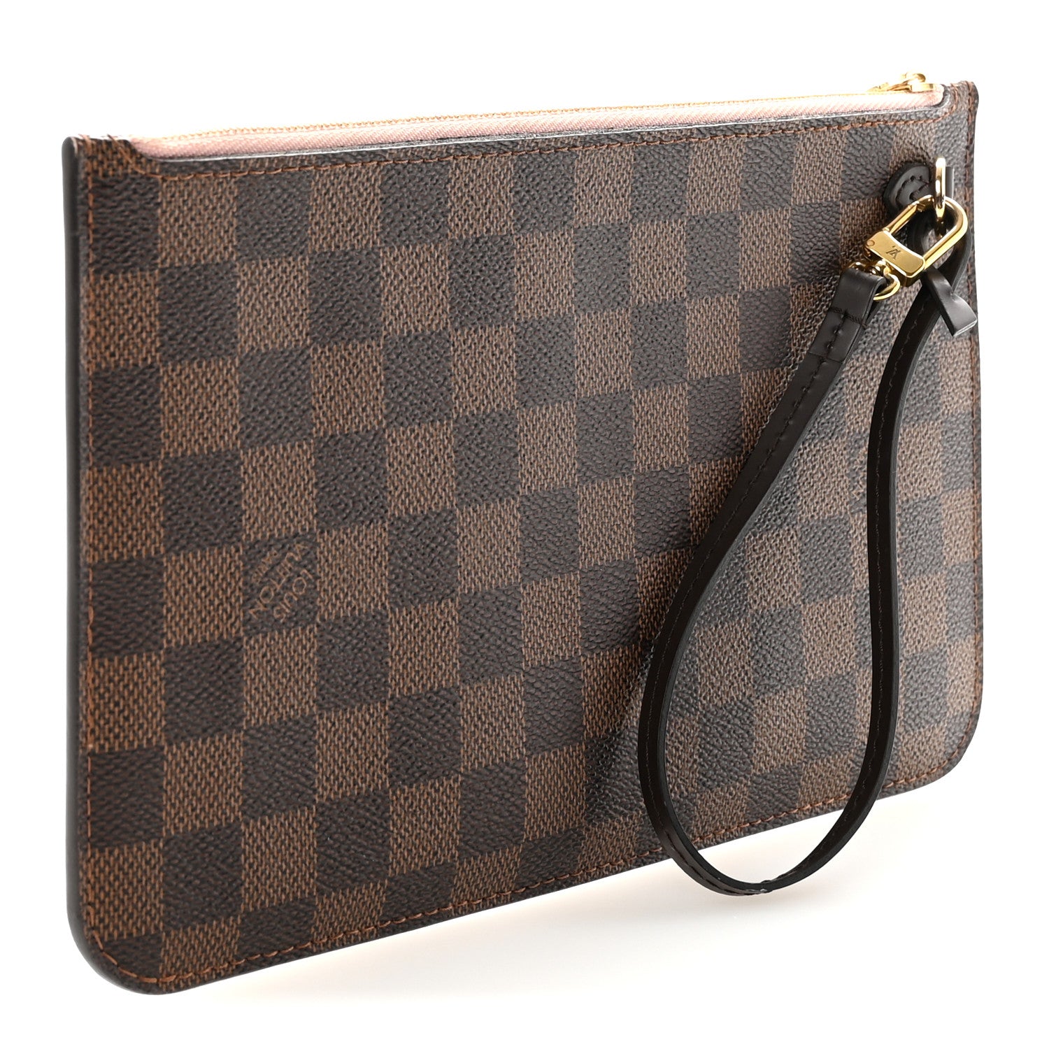 Louis Vuitton Damier Ebene Neverfull MM GM Pochette Rose Ballerine 3 of 6