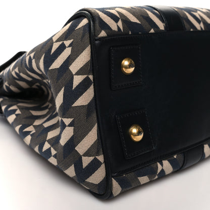 Mulberry Monogram Smooth Calfskin Canvas Print Bayswater Black 8 of 11