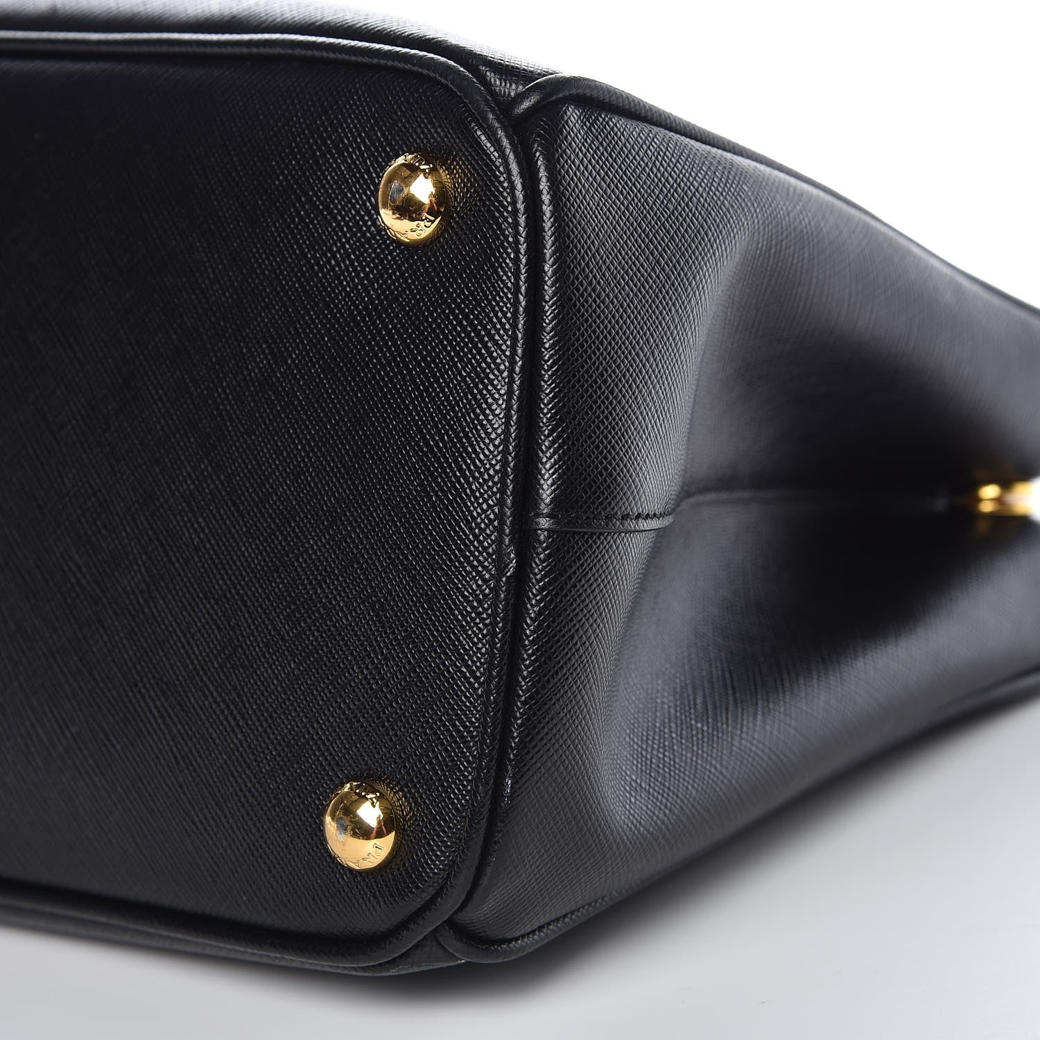 Prada Saffiano Small Galleria Double Zip Tote Black 8 of 9