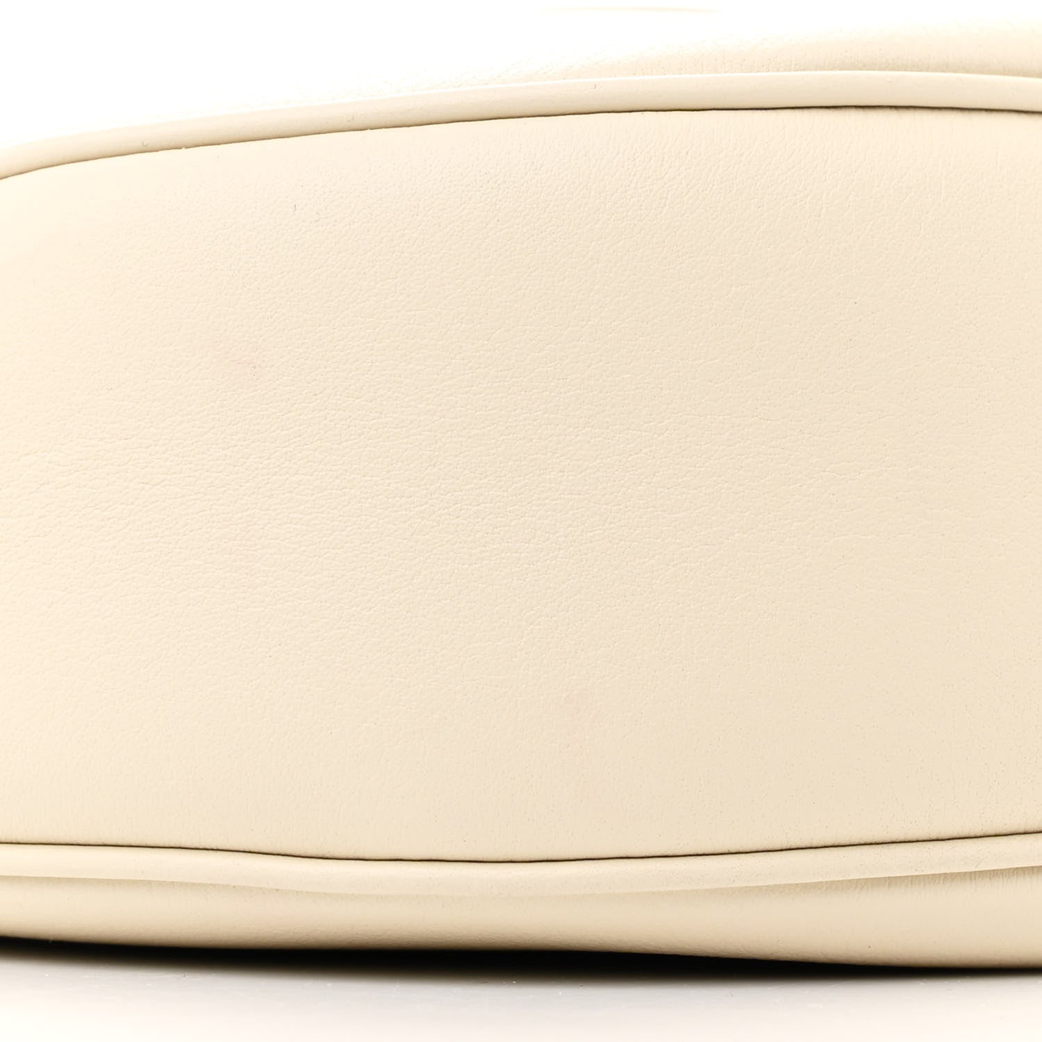 Celine Supple Calfskin Cuir Triomphe Small Heloise Shoulder Bag White Cotton 10 of 11