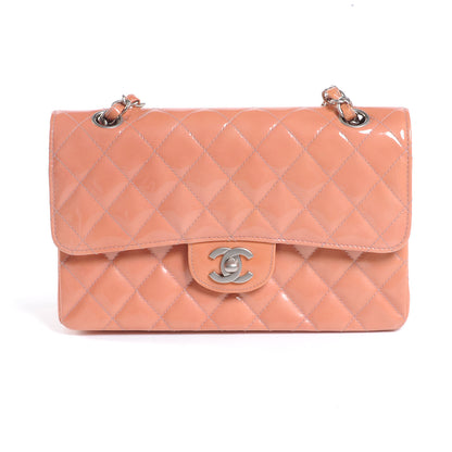 Chanel Patent Small Double Flap Rose Clair 1 of 9