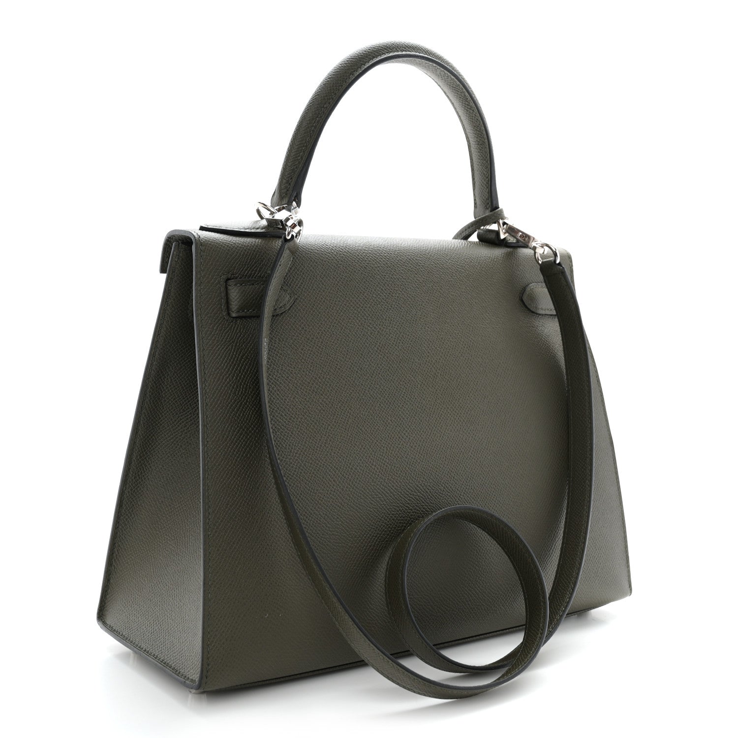 Hermes Epsom Kelly Sellier 28 Vert De Gris 3 of 18
