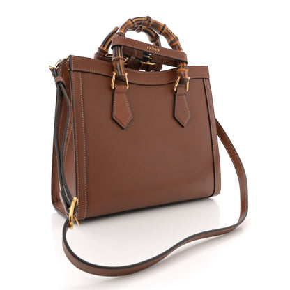 Gucci Charisma Calfskin Gucci Embossed Small Diana Tote Bag Peanut Brown 3 of 13