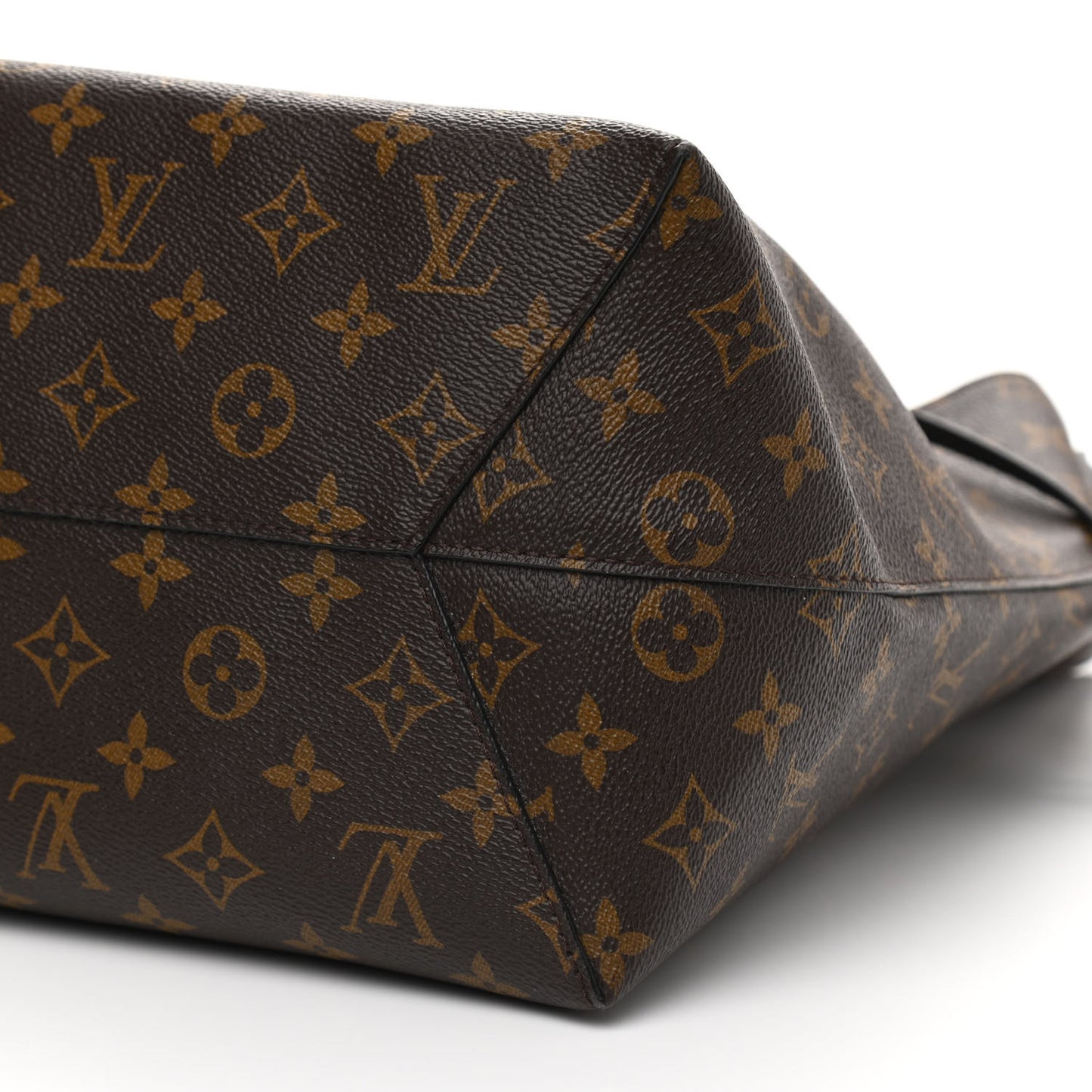 Monogram Flower Hobo Black