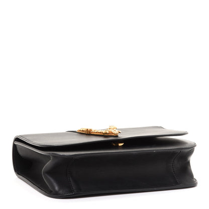 Versace Vitello Barocco Virtus Top Handle Shoulder Bag Black 4 of 10