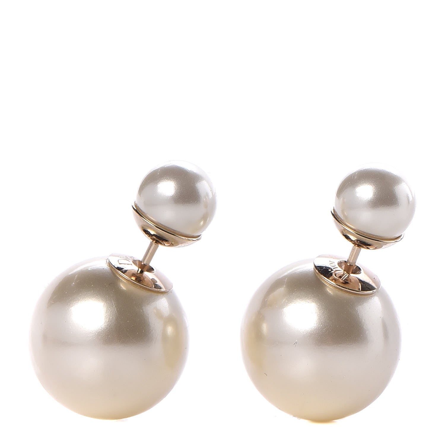 Christian Dior Pearl Mise En Dior Tribal Earrings 1 of 4