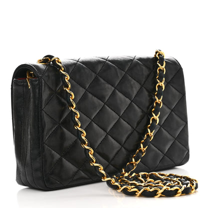 Chanel Lambskin Quilted Single Flap Black 3 of 12