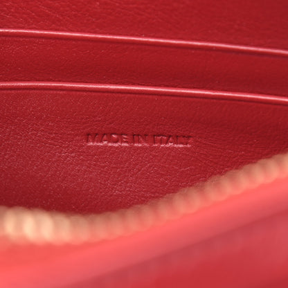 Celine Calfskin Quilted Small C Charm Bag Red 7 of 10