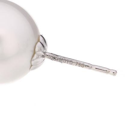 Mikimoto 18K White Gold South Sea Pearl 12mm Stud Earrings 4 of 5