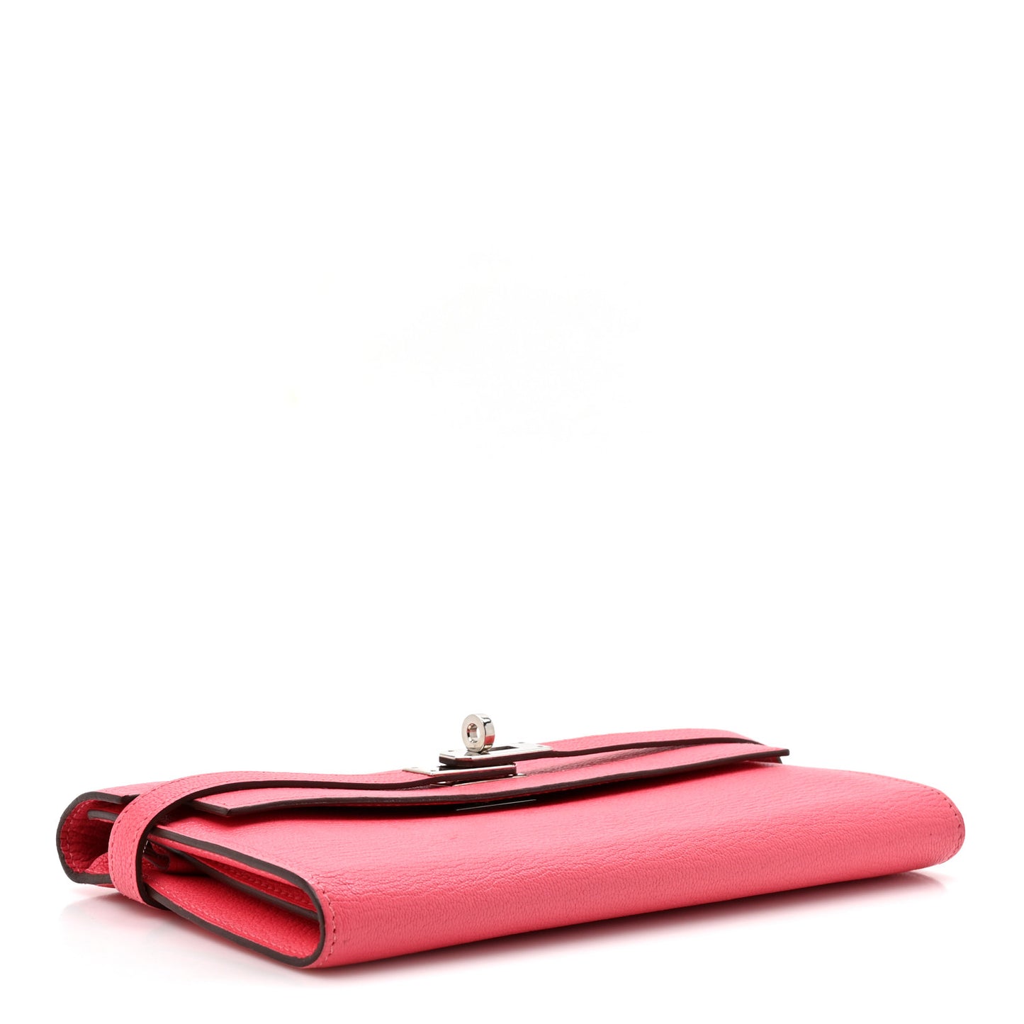 Chevre Mysore Kelly Longue Wallet Rose Lipstick