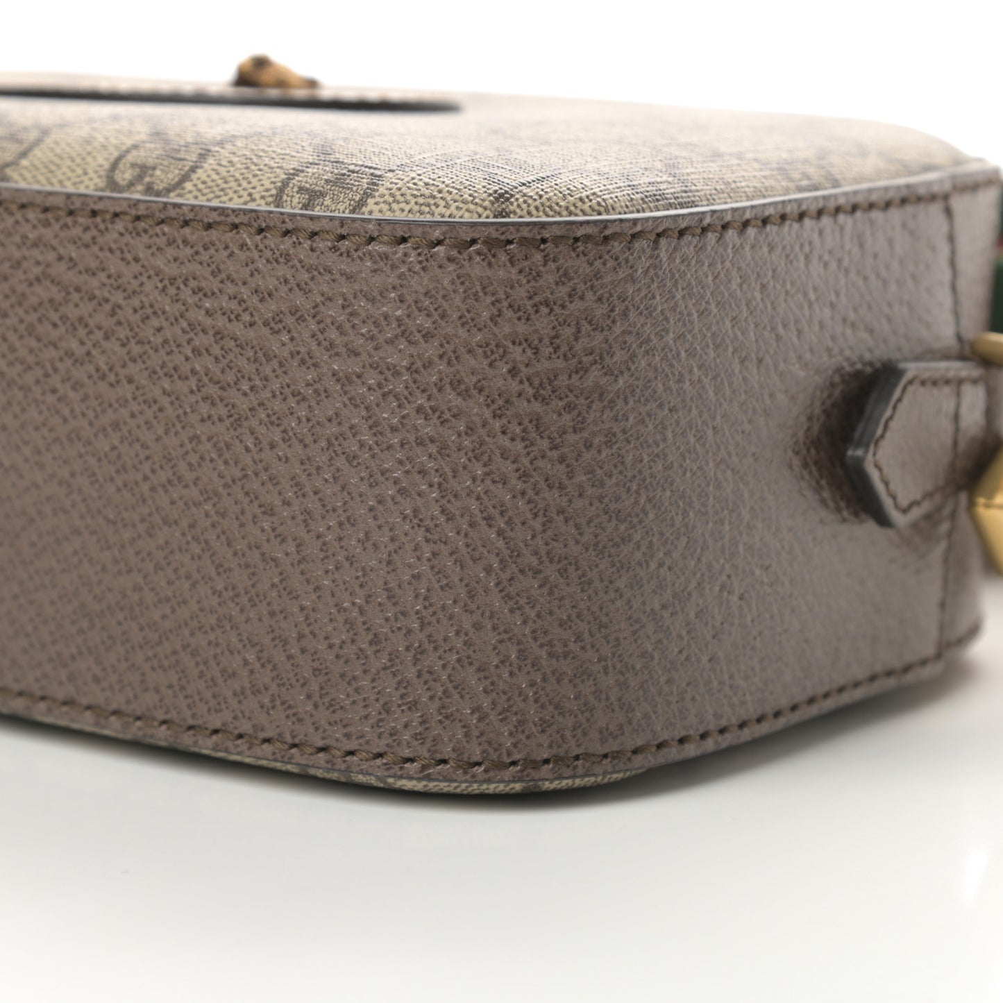 GG Supreme Monogram Web Neo Vintage Shoulder Bag Beige New Acero Crop