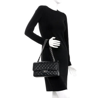 Chanel Caviar Quilted Medium Double Flap Black 3 of 9