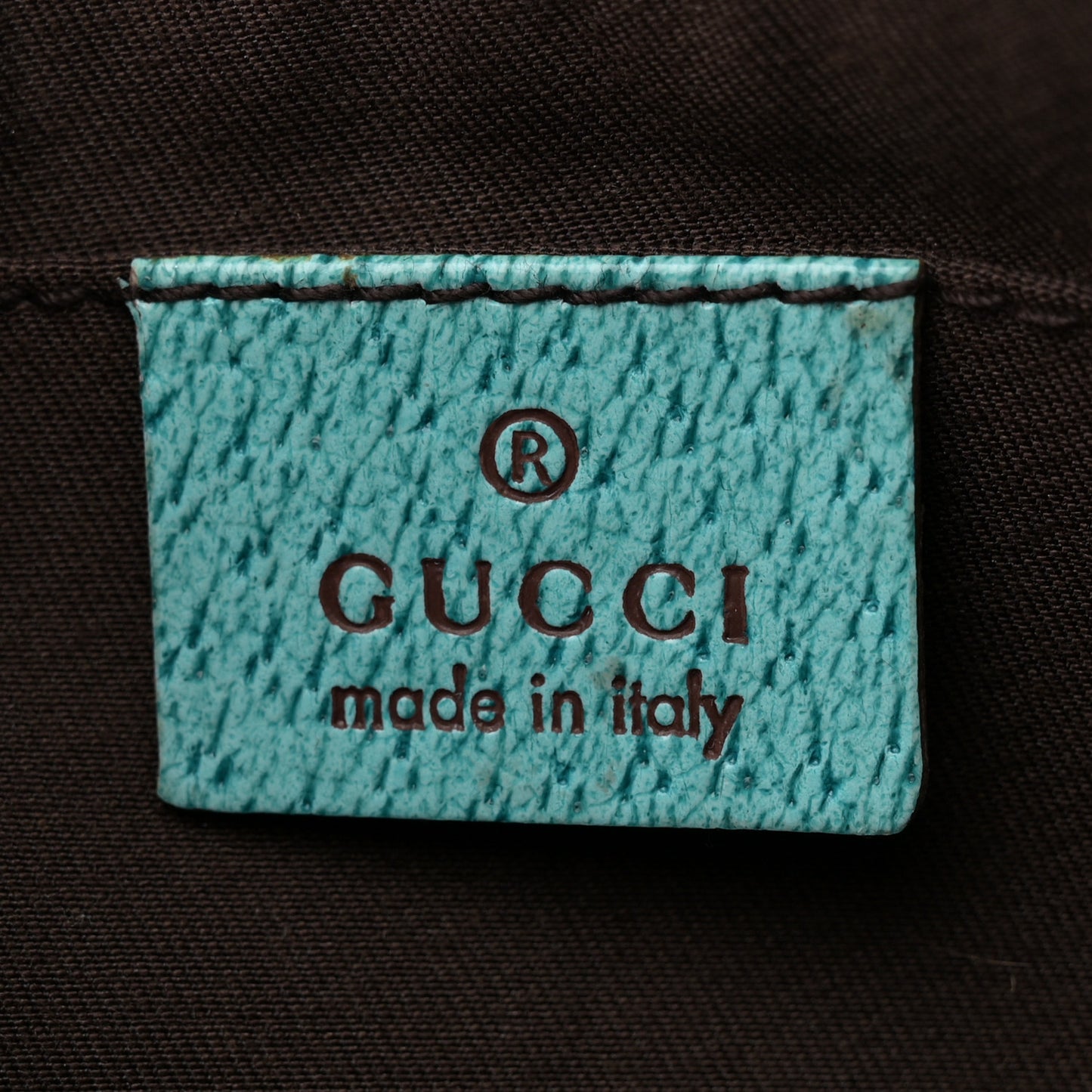 Monogram Horsebit Nail Chain Pochette Turquoise