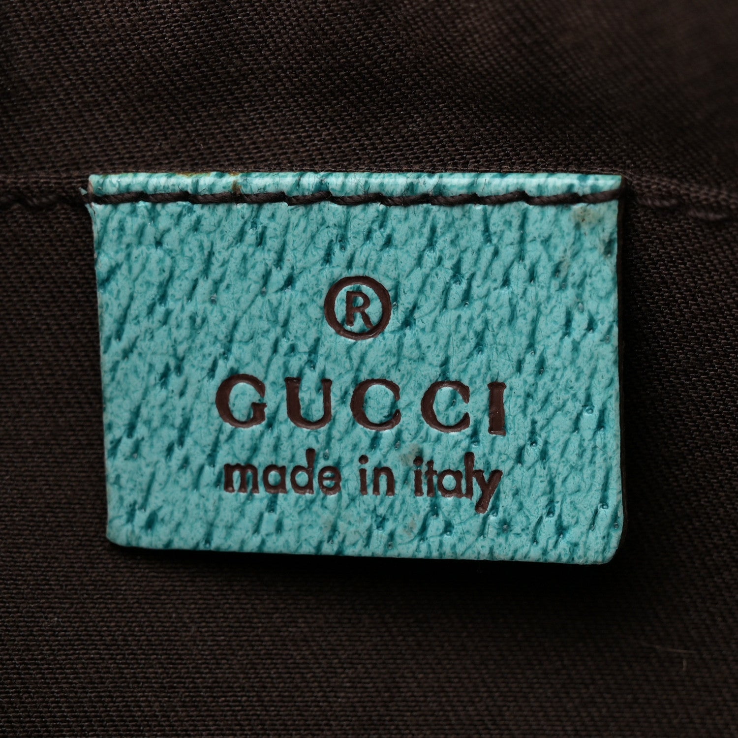 Gucci Monogram Horsebit Nail Chain Pochette Turquoise 6 of 12